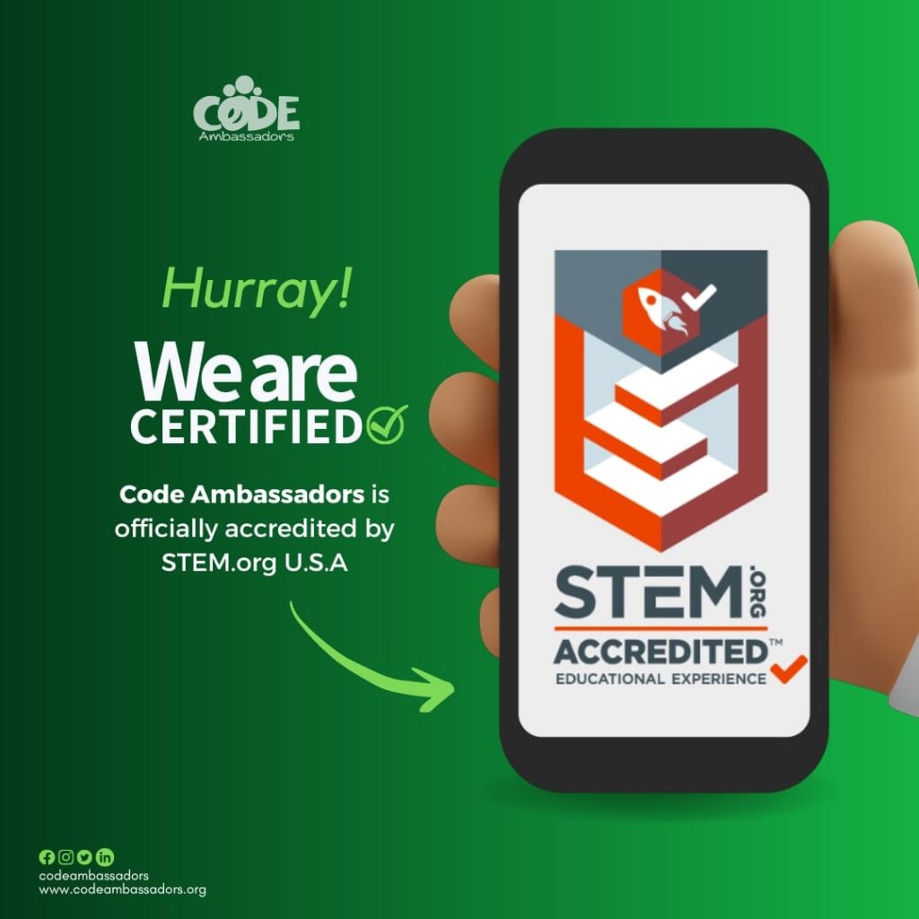 CODE AMBASSADORS RECEIVES STEM.ORG ACCREDITATION TRUSTMARK – Code ...
